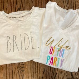 Bride t shirts